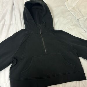 Black cropped Scuba Lululemon Hoodie M/L